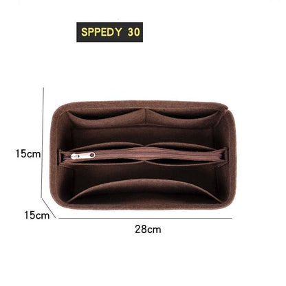 Felt Insert Bag Organizer Handbag Liner Pouch Cosmetics Makeup Bag 18*3*23CM 1PC