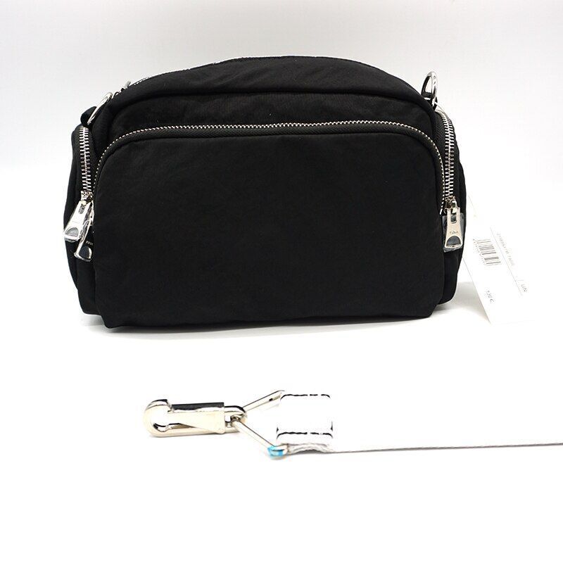 Nylon Medium Size Messenger Bag Fashion Shoulder Bag Purse Grey/Blue/Black/White