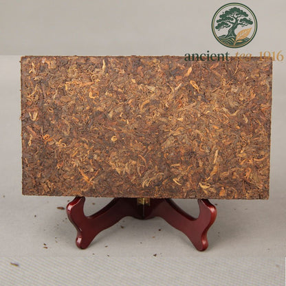 1000g Qiaomu Pu'er Tea Brick Yunnan Pu Erh Ripe Tea Jinya Brick Tea