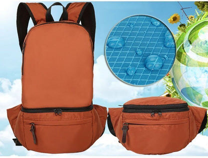 Backpack Foldable Bag Bags Camping Outdoor Sports Hiking Travel Camping Bag