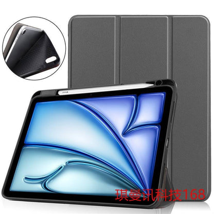 For 2025 iPad Air11 Slim Tri-Fold Folio Case 8-color protective cover PU case