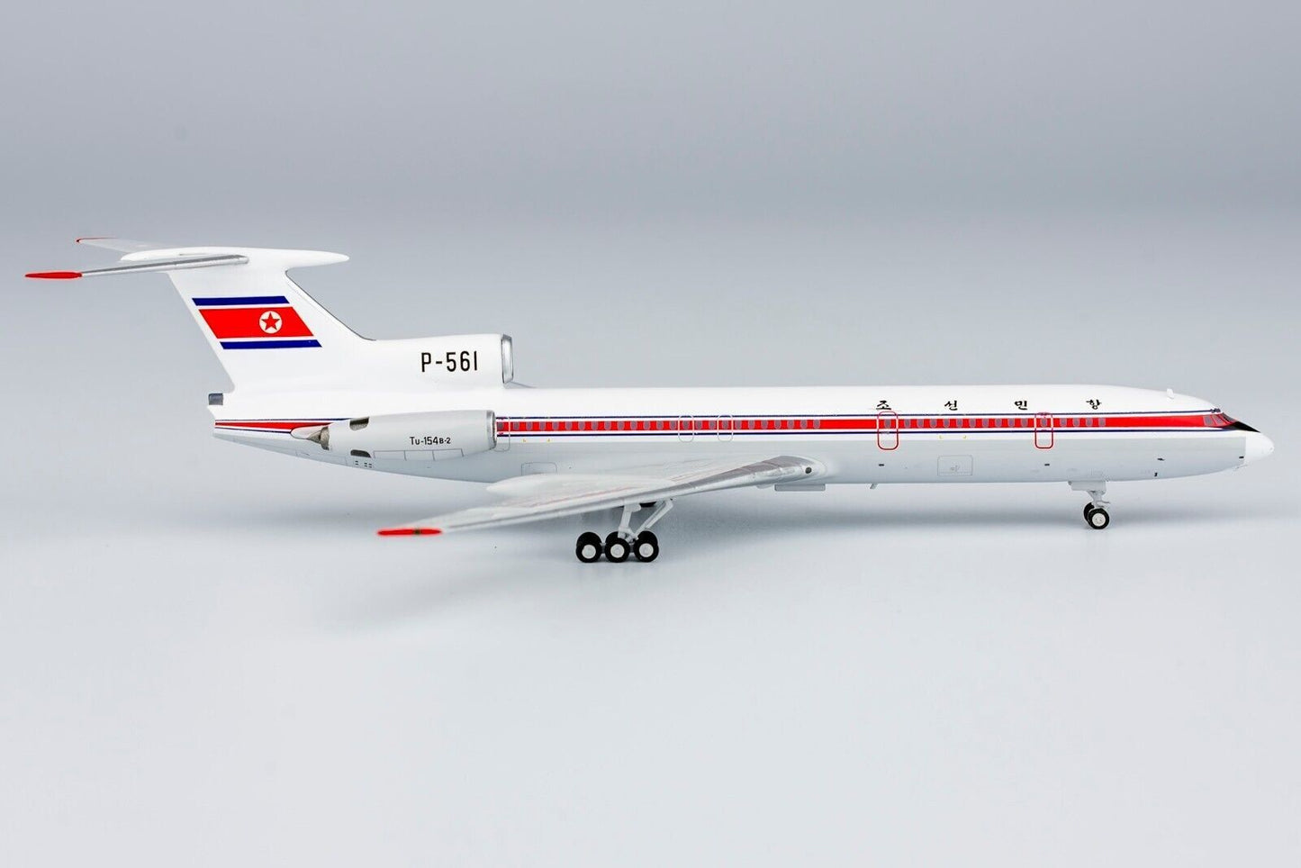 1:400 NG Model Chosonminhang Tupolev TU-154B Airplane Diecast Aircraft Model