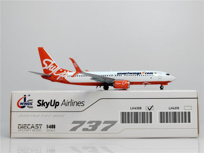 1:400 JC Wings SKYUP AIRLINES BOEING B737-800 Passenger Airplane Diecast Model