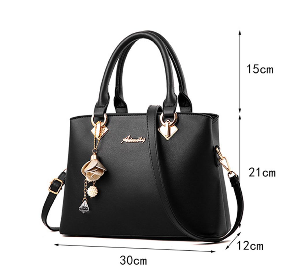 Women PU Leather Handbags Shoulder Bag Purse Messenger Satchel Crossbody Tote