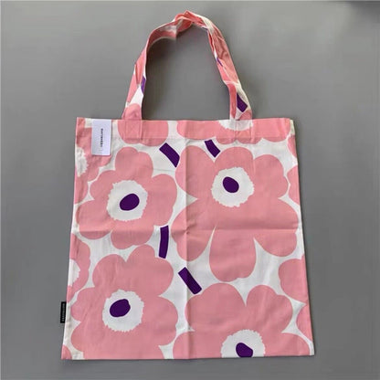 Fashion Colorful Elegant Canvas Unikko Poppy Tote Bag,Shopping Bag For Her