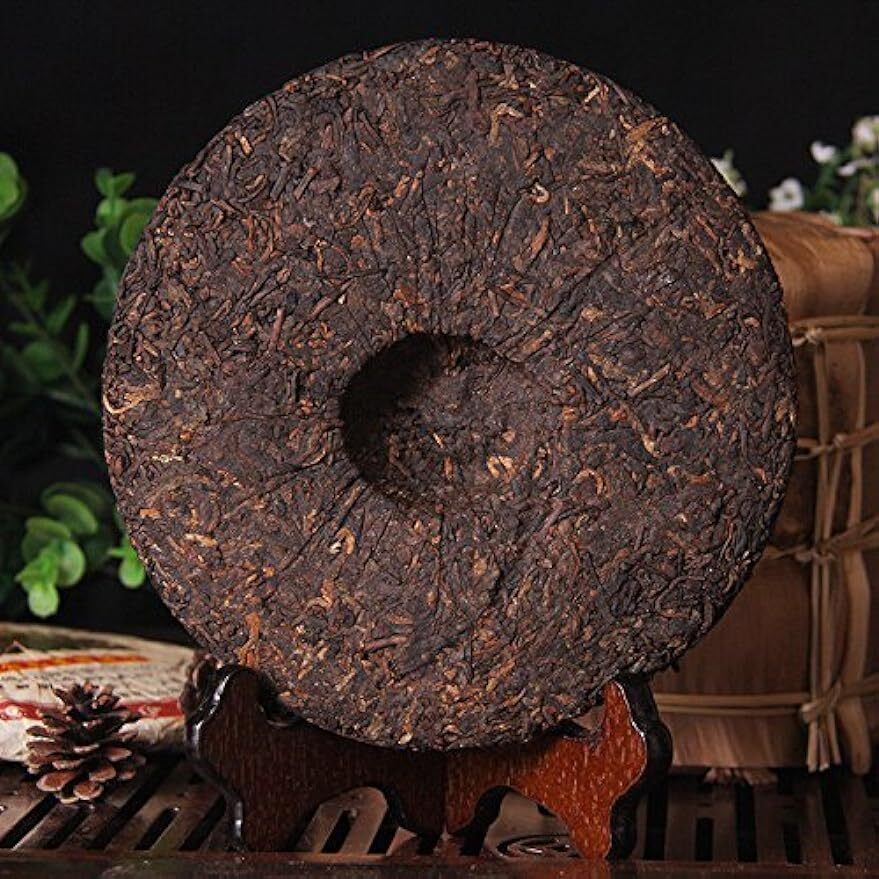 Golden Peacock Premium Shu Puer Cake Ripe Pu-erh Menghai Ripe Puer Tea 357g