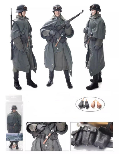30CM Military Figures model German Infantry set War II soldier Action Figures