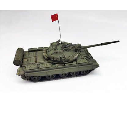 1/72 Scale Homemade Soviet T62BDD Main Battle Tank Far East Green Finished Model