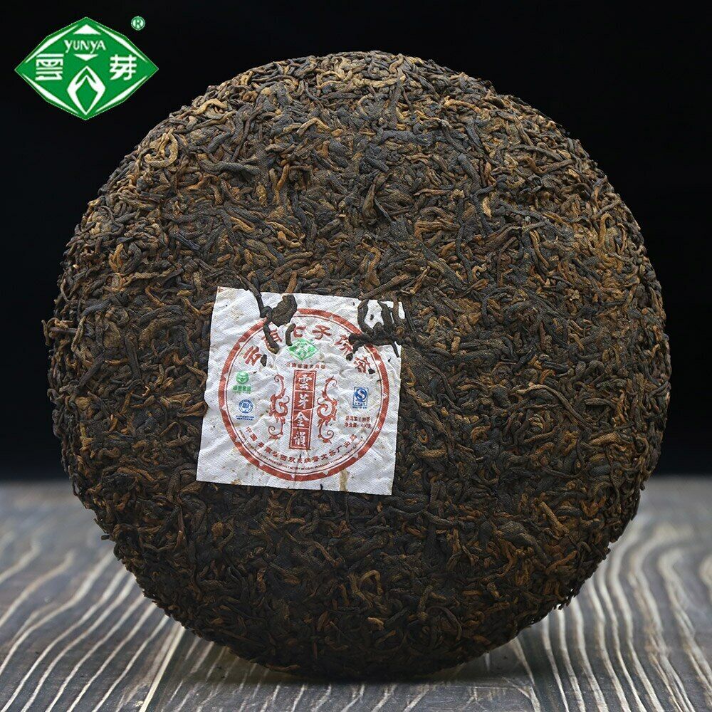 2013 Puwen Shu Puerh "Yunya Jin Yun" Yun Nan Qi Zi Bing Cha Ripe Puer Cake 400g