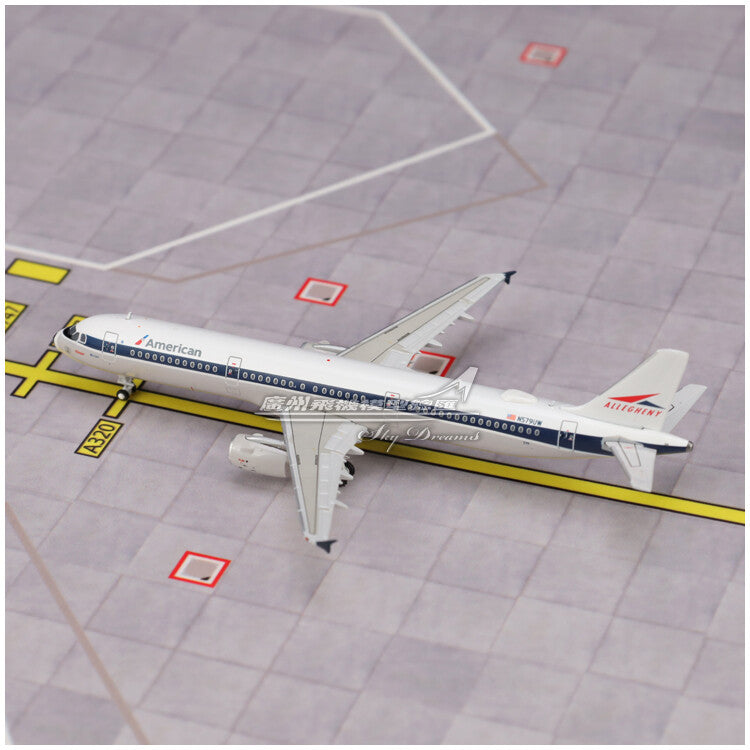 1:400 GeminiJets American AIRBUS A321 Passenger Airplane Diecast Aircraft Model
