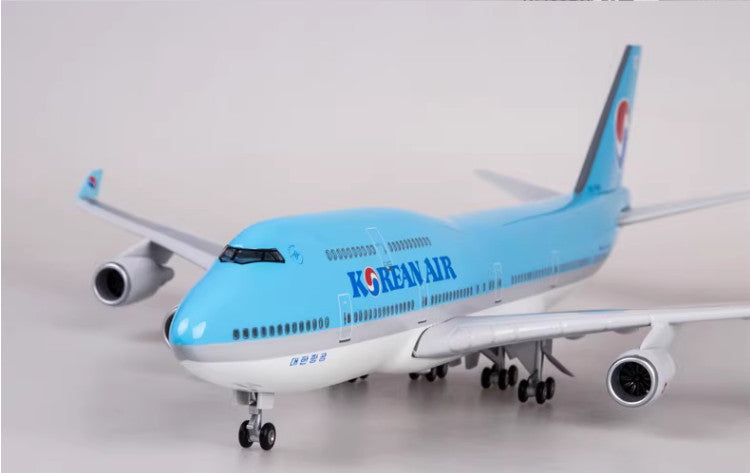47CM 1:150 KOREAN AIR BOEING 747-400 Airplane Landing gears Resin Plane Model