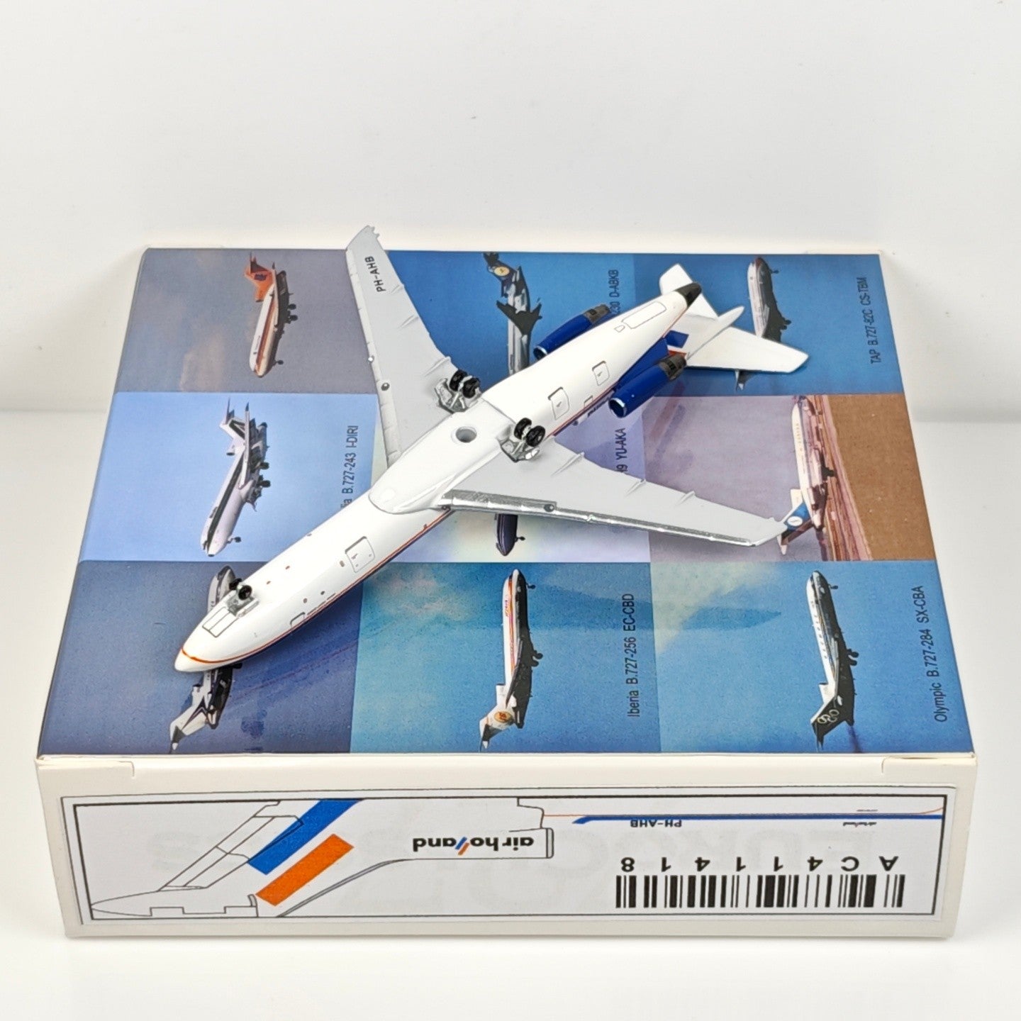 1:400 Aeroclassics Air Holland B727-200 PH-AHB Airplane Diecast Plane Model