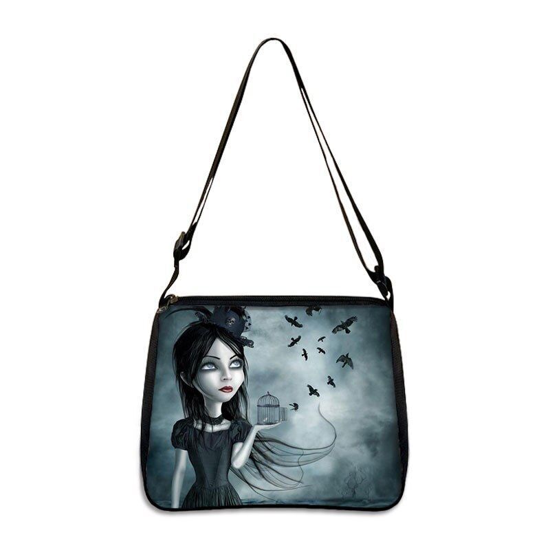 Gothic Skull Women's Bags Large Handbags Messenger Bag Ladies Shoulder Bags 1PC