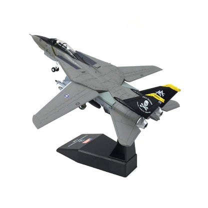 1/100 F-14 Tomcat US Fighter Aircraft Model Alloy Simulation Military Collection