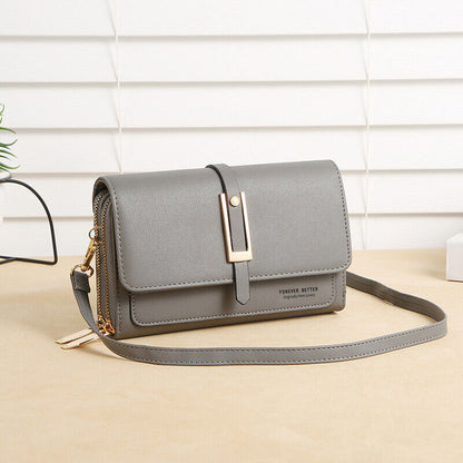 Crossbody Bags for Women Girl PU Leather Purses Handbags Letter Print Bag
