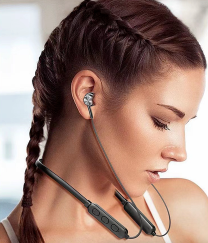 Audifonos Bluetooth Auriculares Inalmabricos Neckband para Todos los Telefonos