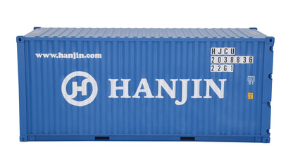 1:20 HANJIN Shipping Container Model ABS Resin & Wood