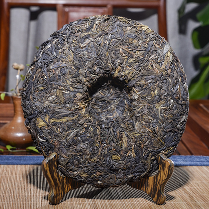 Green Tea da shu cha357g/12.59oz Big Tea Pu'er Tea Cake Health