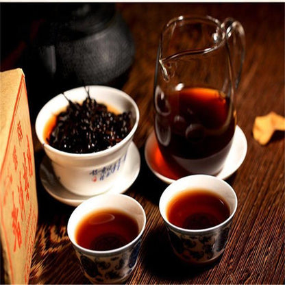 Ripe Puerh Tea Cake 200g Loose Leaf Aged Chinese Leaf Tea Pu'er Tea Brick