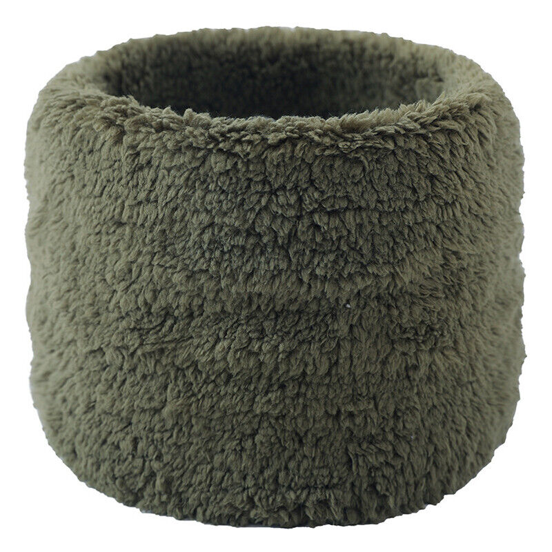 Unisex Winter Warm Plush Ring Scarf Faux Rabbit Fur Headband Collar Bandana