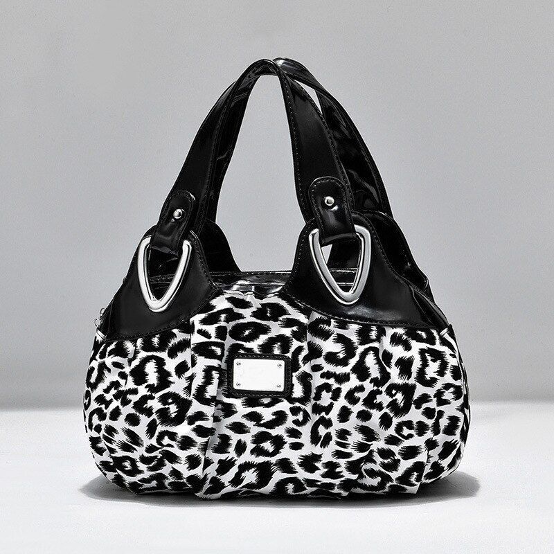 Women Shoulder Bag Printed Flower Messenger Bag Designer Leather Ladies Handbag