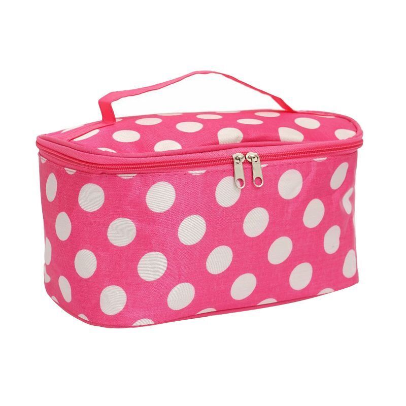 Square Cosmetics Storage Bags Travel Pouch Toiletries Organizer S/M/L Polyester