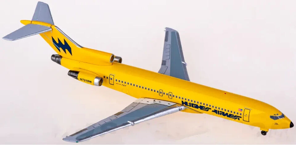 1:400 Aeroclassics Hughes Airwest BOEING 727-200 Passenger Plane Diecast Model
