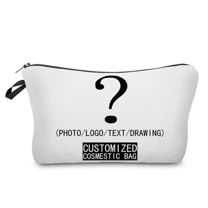 Natural Science Printed Student Pencil Case Teacher Cosmetic Storage Toilet Bag