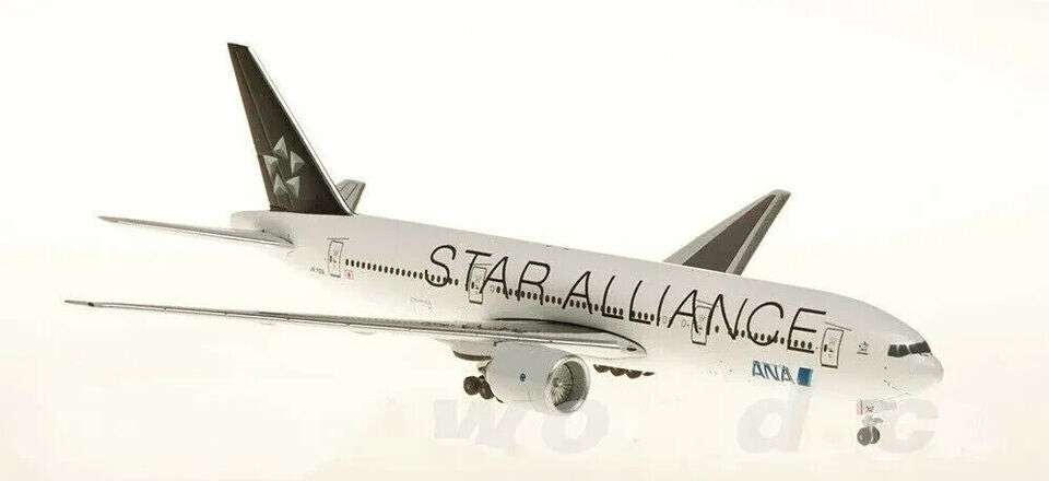 1:500 Aeroclassics ANA STAR ALLIANCE B777-200 Passenger Plane Diecast Model