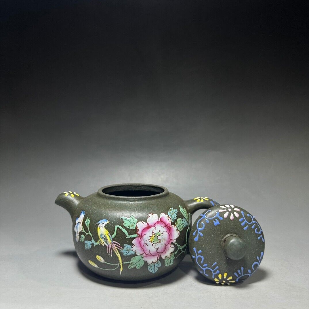 Chinese Yixing Zisha Clay Handmade Exquisite Teapot（圆墩 底款：浙甯玉成窑）