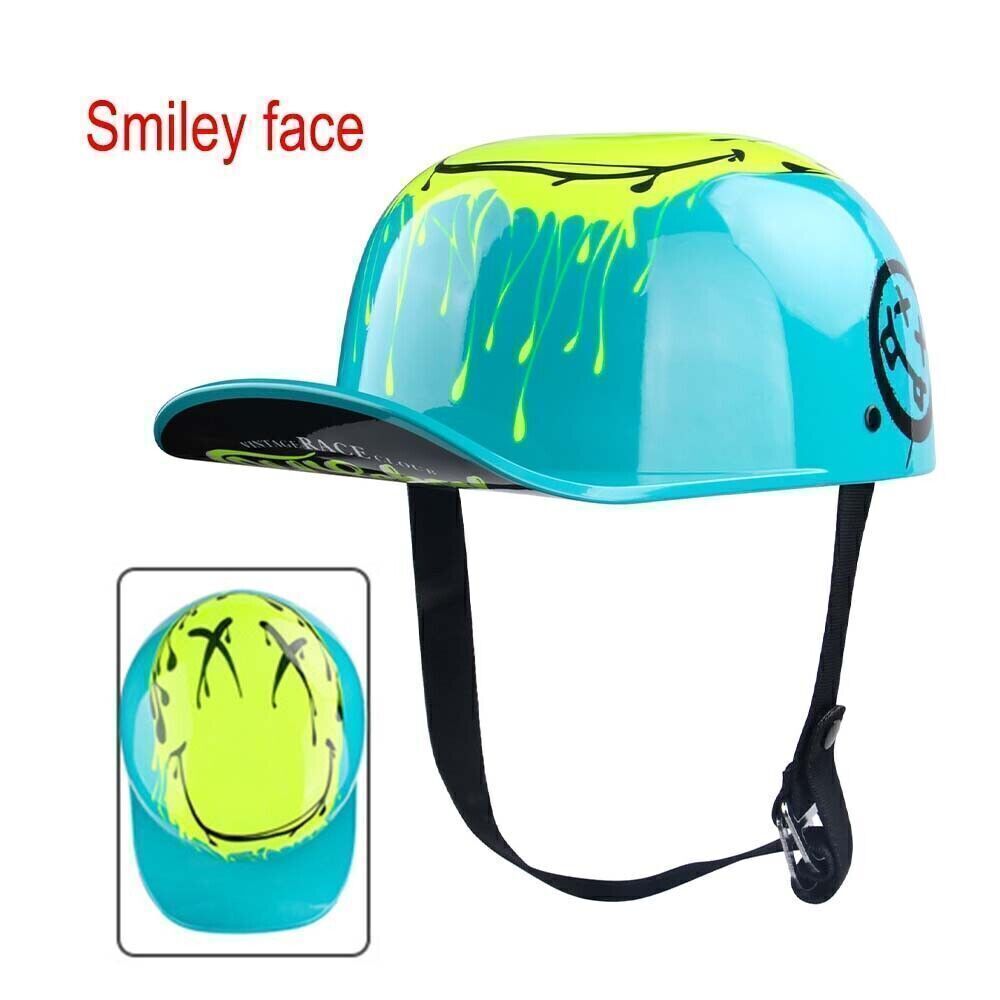Open Face Helmet Motorcycle Jet Helmet Retro Motorbike Scooter Racing Helmet