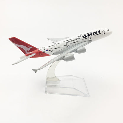 A380 Qantas Australian Civil Airliner Simulation Aircraft Plane Aviation Model