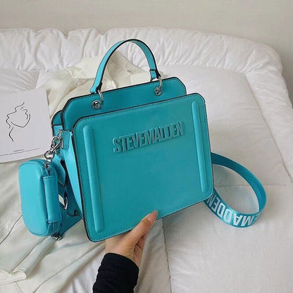 Fashion Square Bag Women's High-Quality Shoulder Handbag Crossbody Messenger Bag