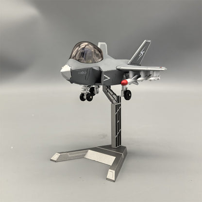 Q Version Cartoon Alloy Aircraft Model China J35 Fighter J-35 Model Aircraft