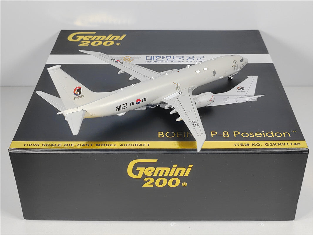 1:200 Geminijets REPUBLIC OF KOREA AIR FORCE BOEING P-8 Airplane Diecast Model