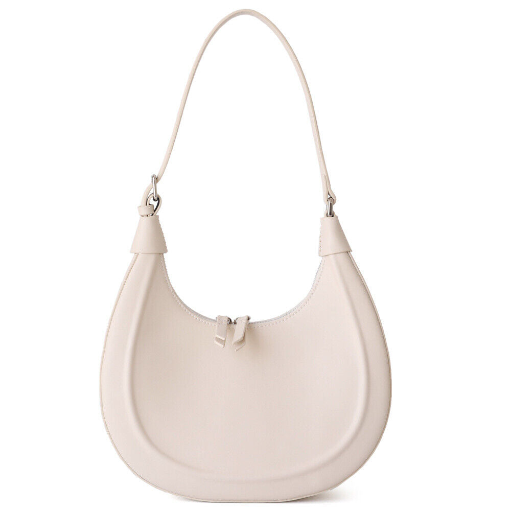 Convertible Real Leather Hobo Shoulder Bag Tote Purse Saddle Fashion Crossbody