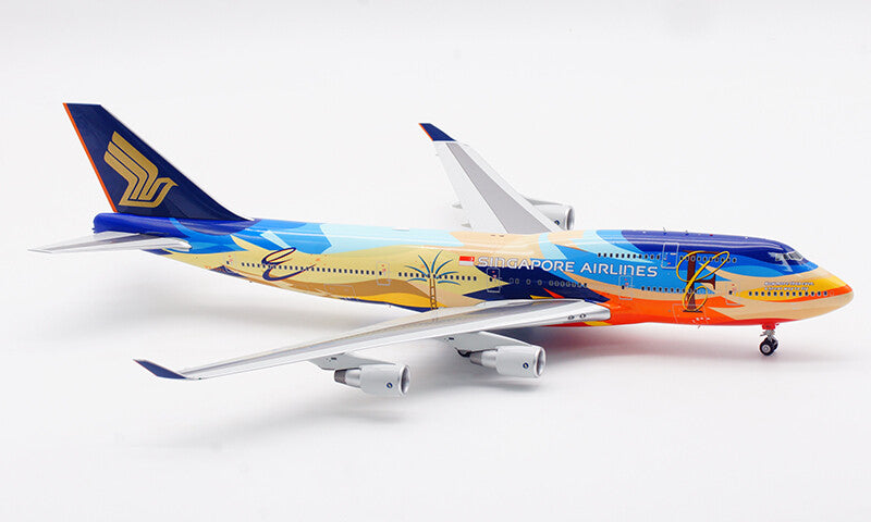 1:200 35CM SQ Wings SINGAPORE AIRLINES BOEING 747-400 Airplane Diecast Model
