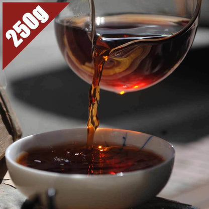 2013 Menghai 7562 Puer Tea Brick Shu Pu-erh Ripe Pu'er Tea 250g Bamboo Leaf Pack