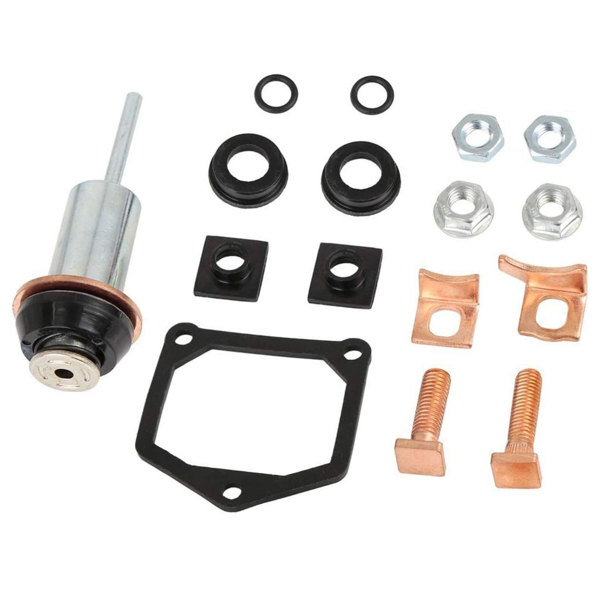 228000-6660 Starter Solenoid Repair Rebuild Kit Plunger Contacts Set For Subaru