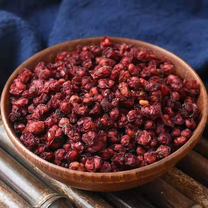 Wild Schisandra Chinensis Wu Wei Zi Five Flavored Berry Herb Wuweizi Tea-