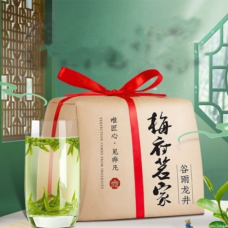 Chinese West Lake Xihu Longjing Tea Long Jing Spring Dragon Well Green Tea 250g