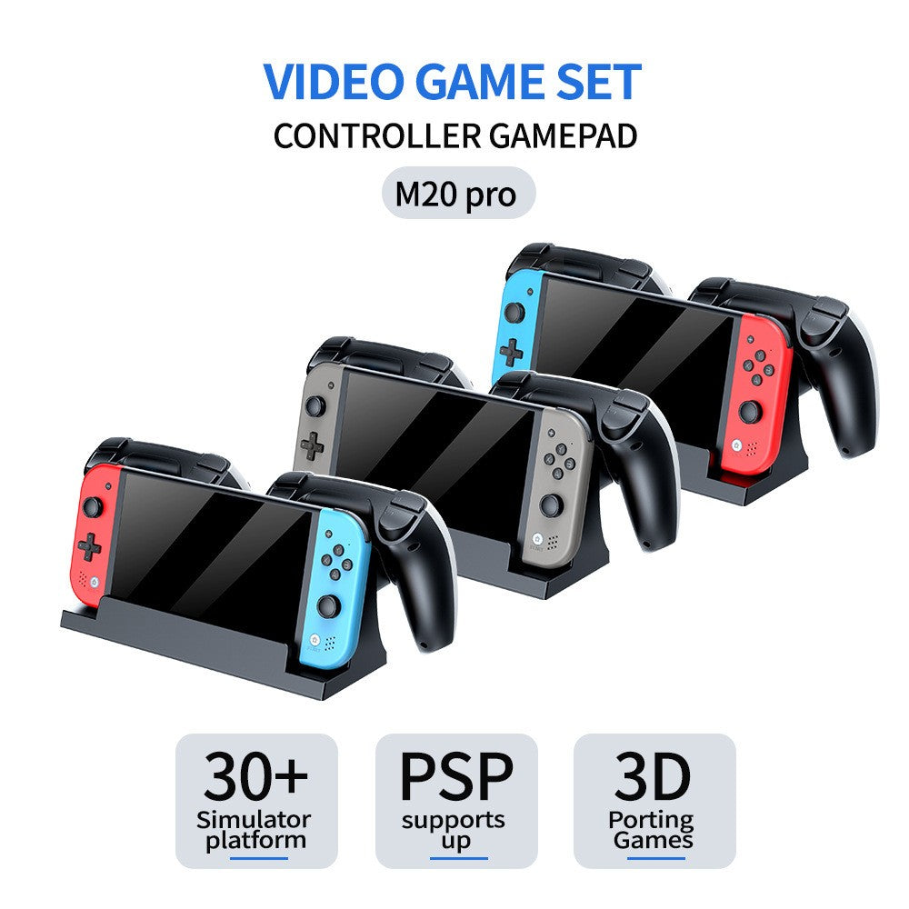 M20PRO HD 7-inch IPS Screen Handheld Portable Game Console Retro Arcade