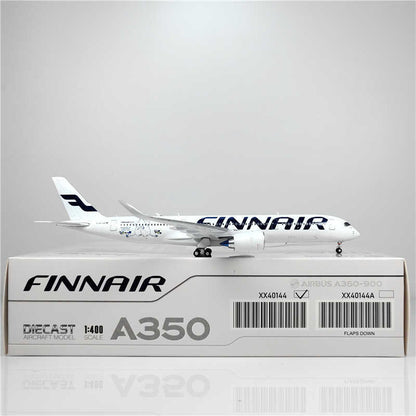 1:400 JC Wings FINNAIR AIRBUS A350-900 Passenger Airplane Diecast Model