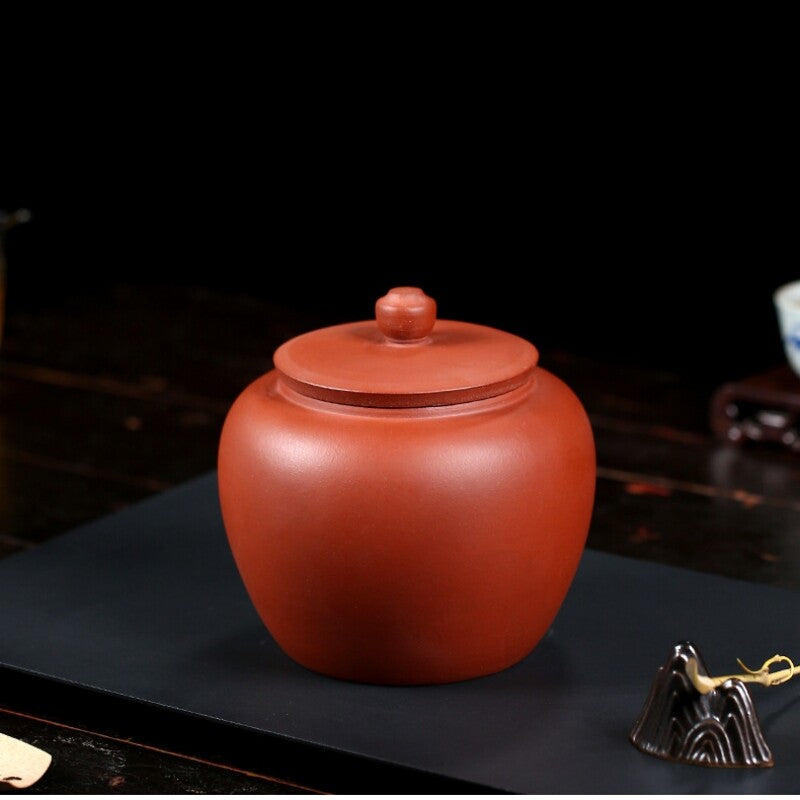 Purple Clay Tea Canister Airtight Tea Storage Container Tea Caddy Moisture-proof