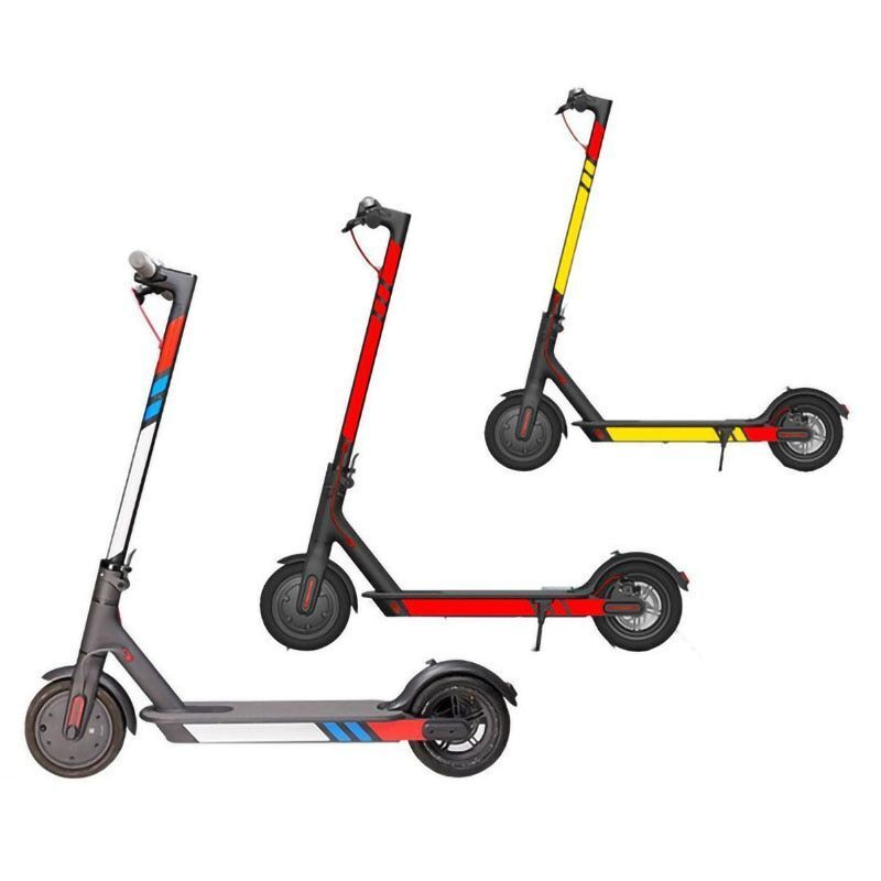 Electric Scooter Reflective Sticker Night Safety Warning Strip Driving Accessory