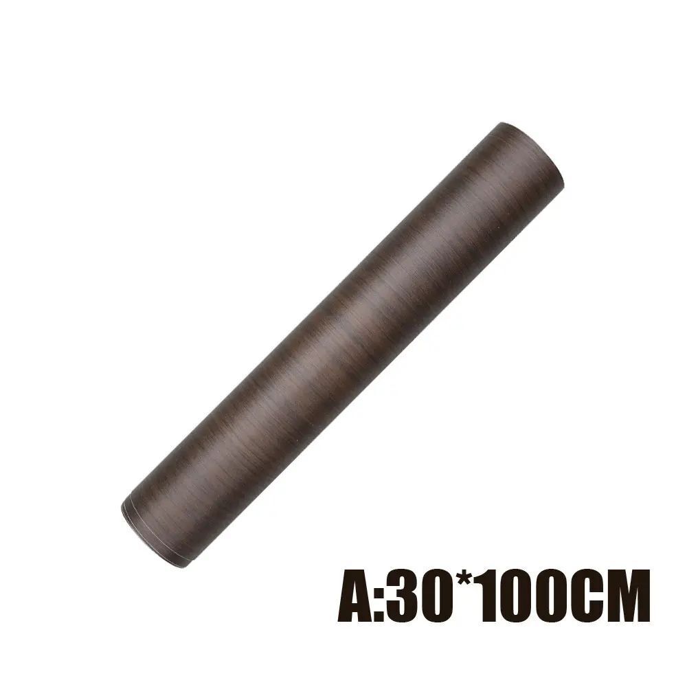 Car Sticker Interior Decoration PVC Self-Adhesive Wood Grain Textured Vinyl Film