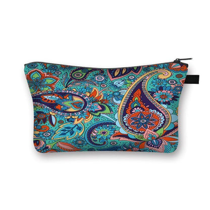 Bohemian Print Cosmetic Bag Fashion Travel Lipstick Toiletry Bag Shopping Purse