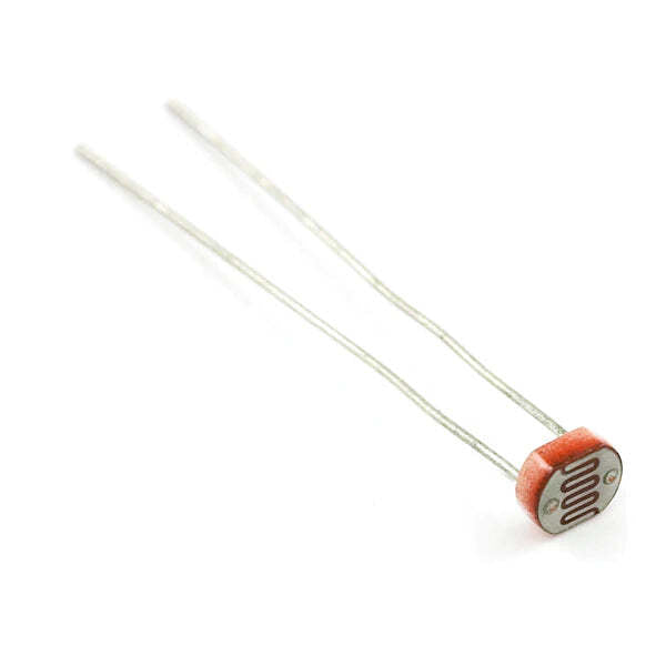 20 Pack 5mm Light Sensitive Resistor, Photoelectric Photo Cell (5516)