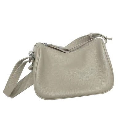 Underarm Bag One Shoulder Head Layer Soft Cowhide Bags Purse Polyester Zipper