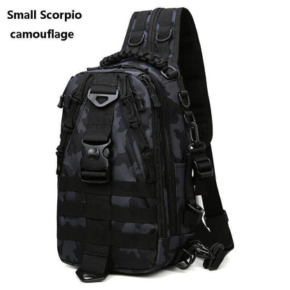 Men's Military Shoulder Bag Army Body Chest Bags Trekking Crossbody Hiking Pack